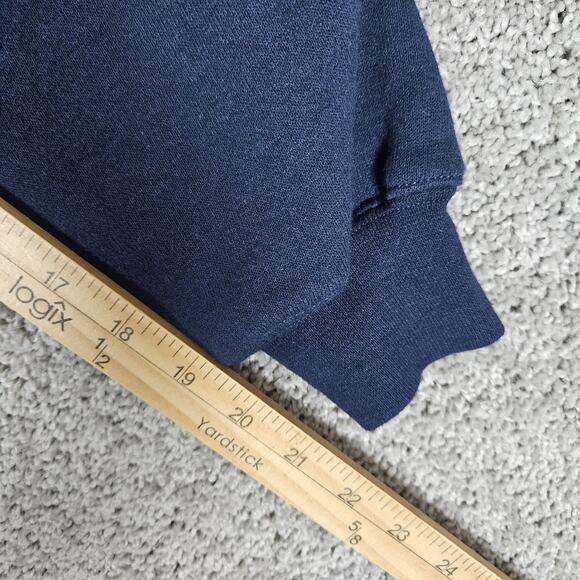 Vtg Notre Dame Hoodie Mens Medium Blue Gray Football Y2K College University - Picture 9 of 9